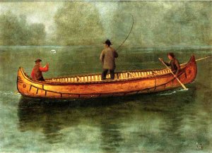 Fishing From A Canoe