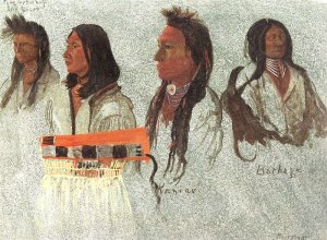 Four Indians 1859