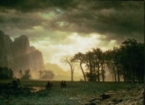 Passing Storm in Yosemite, 1865