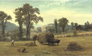 Gathering Hay, New Hampshire