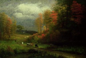 Rainy Day in Autumn, Massachusetts, 1857