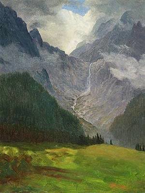 Albert Bierstadt - Storm in the Rocky Mountains