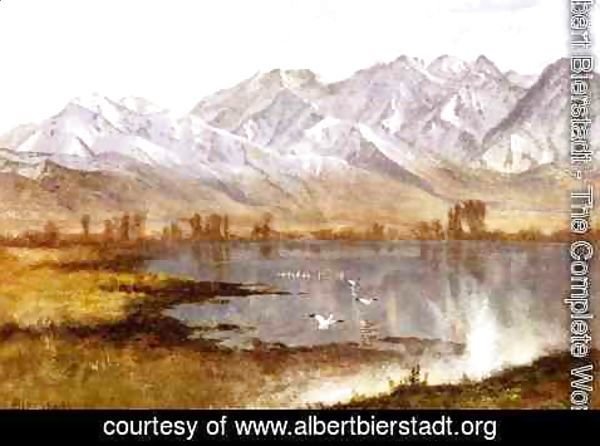 Albert Bierstadt - Wassatch Mountains, Utah