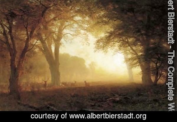 Albert Bierstadt - Golden Light of California