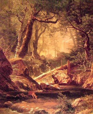 Albert Bierstadt - White Mountains  New Hampshire