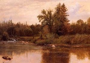 Albert Bierstadt - Landscape  New Hampshire
