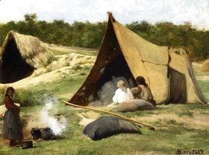 Albert Bierstadt - Indian Camp